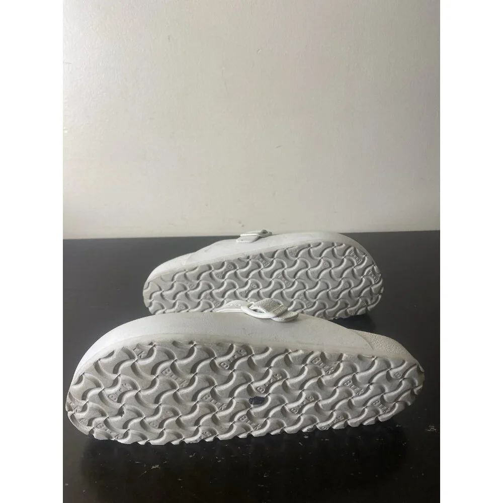 white Birkenstock Boston EVA clogs Women’s Size 8 - Picture 3 of 8